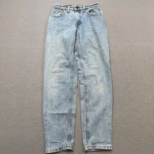 Vintage Levi's Jeans Women's 5 Blue Big E Light Wash High Rise Straight Leg USA